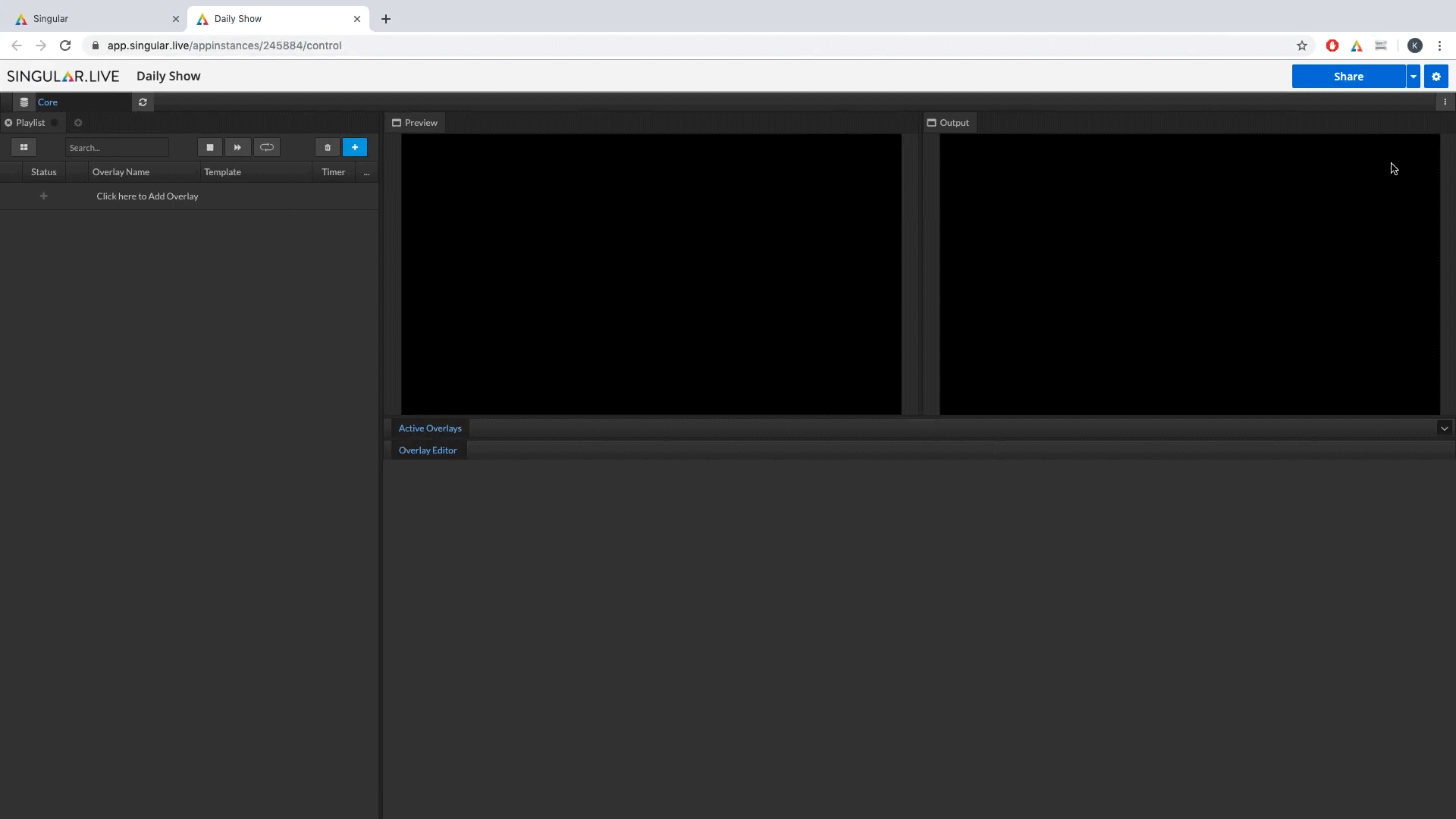 how to add a overlay to obs